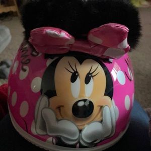 Toddler Minnie Mouse helmet! NEVER been worn!